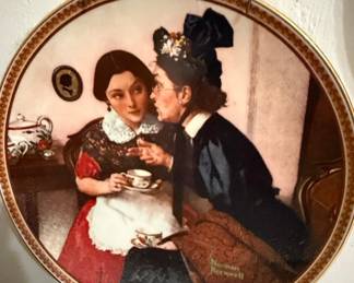 Norman Rockwell "The Gossips" Collector Plate
