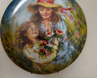 The Artist's Muse Decorative Plate by Sandra Kuck