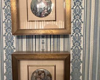 Set of Two "Mother and Child" Lithographs by Edna Hibel