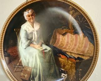Norman Rockwell "Dreaming in the Attic" Collector Plate