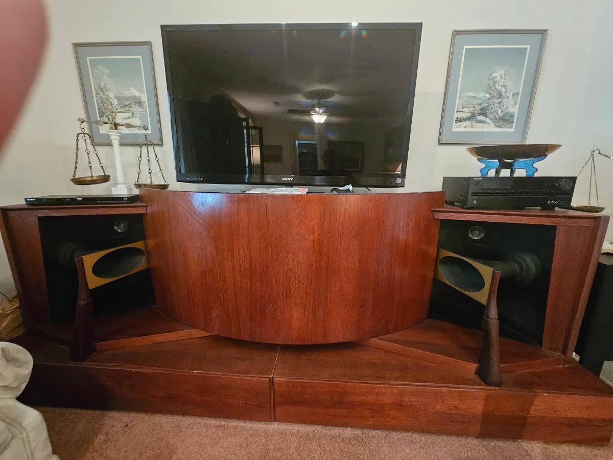 Large Estate • Three Full Days • JBL Paragon D44000 ~1,000 ever made. Pure mid-century audio art. Original plans + laminate included. Year made: 1958!