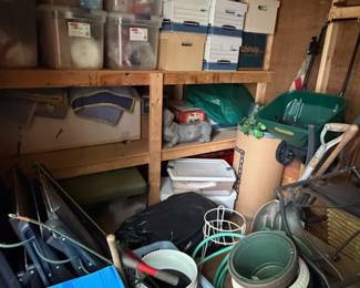 Shed and lawn care items