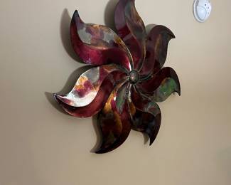 Metal wall decor