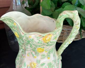 Floral pitcher