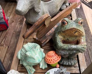 Outdoor decor and planters