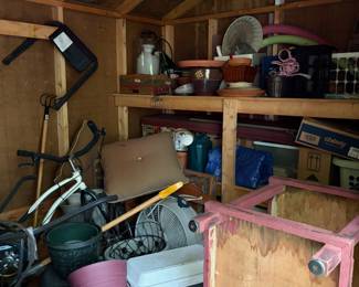 Shed, lawn care