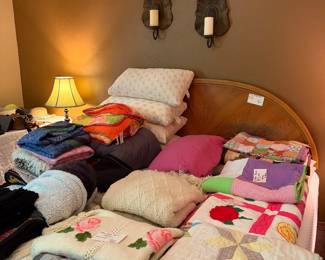 Quilts, linens