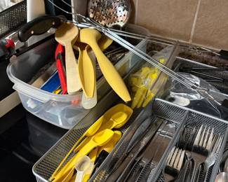 Cooking utensils, silverware