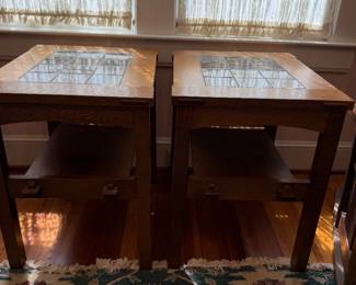 STICKLEY MISSION STYLE END TABLE W/TENON JOINERY