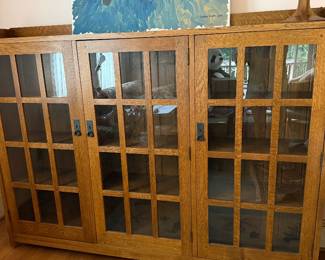 STICKLEY 3 DOOR CABINET