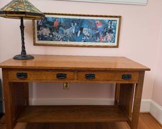 STICKLEY 2 DRAWER DESK