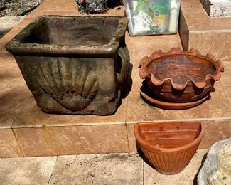 The clay pots are sold.