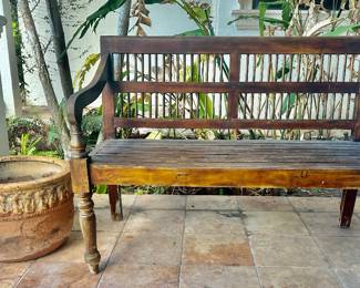 The bench is sold.
