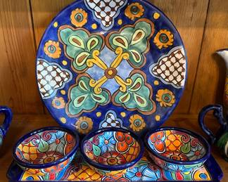 The tray with 3 bowls is sold.