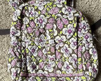 Vera Bradley Plum Petals Backpack