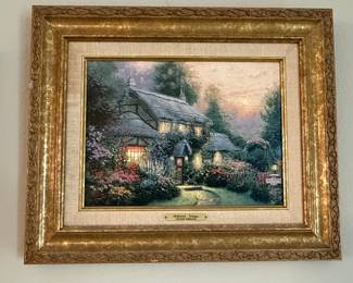 Thomas Kinkade "Julianne's Cottage" Limited Edition Canvas Print