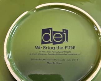 DEI "The Best Apple Pie" Pie Plate