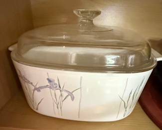 CorningWare Shadow Iris Casserole Dish