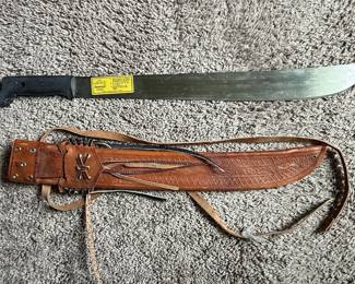Imacasa Machete with Leather Sheath