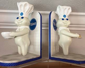 Pillsbury Doughboy Bookends by Simson Giftware