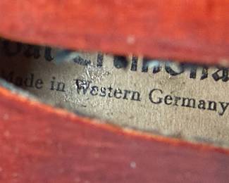 Violin "Stradivarius" Style, Made in Western Germany