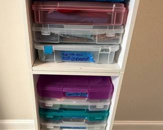 IRIS USA Craft Storage Unit with Bins
