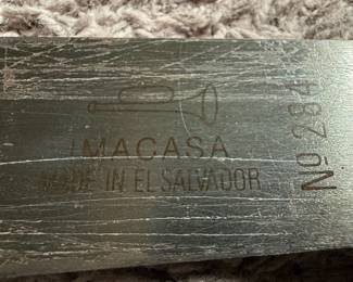 La Casa "El Salvador" Machete No. 284 with "Costa Rica" Sheath