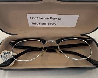 Shuron Ronsir Combination Eyeglasses 1950s-1960s Style