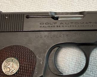 Colt Model 1903 Pocket Hammerless .32 ACP U.S. PROPERTY
