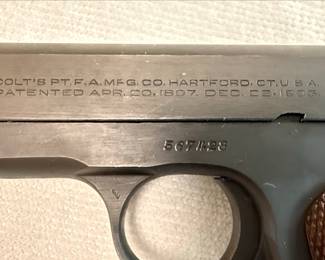 Colt Model 1903 Pocket Hammerless .32 ACP U.S. PROPERTY
