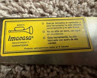 Imacasa Machete with Leather Sheath
