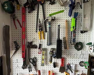 Assorted Workshop Tools and Hardware