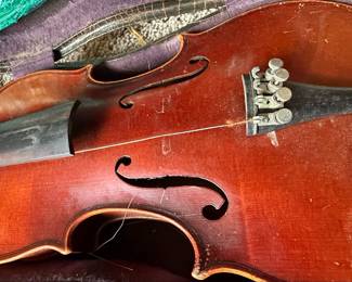 Violin "Stradivarius" Style, Made in Western Germany