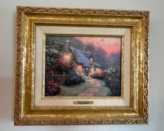Thomas Kinkade "Glory of Evening" Limited Edition Canvas Print - Classics Collection