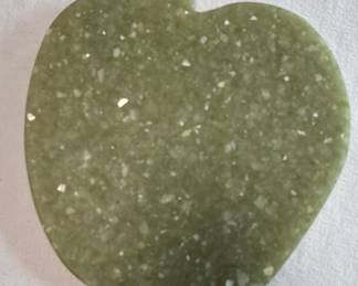 Wildwood Designs Hand Crafted Green Aventurine Apple Paperweight