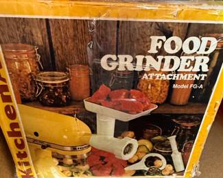 KitchenAid Food Grinder Attachment Model FG-A
