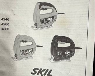 SKIL 3.7 AMP Variable Speed Jigsaw Model 4380