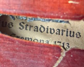 Violin "Stradivarius" Style, Made in Western Germany