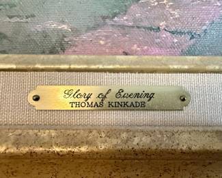 Thomas Kinkade "Glory of Evening" Limited Edition Canvas Print - Classics Collection