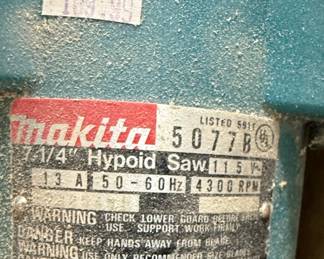 Makita 5077B Hypoid Saw