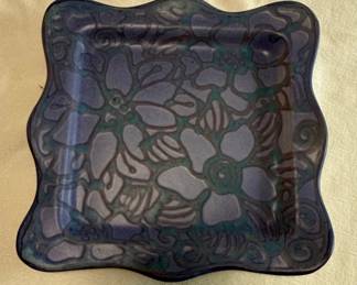 Fuce Studio Pottery Ceramic Bowl Set with Floral Motif