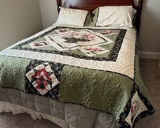 Mahogany Four-Poster Bed Frame