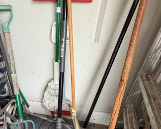 Assorted Garden and Garage Tools