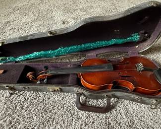 Violin "Stradivarius" Style, Made in Western Germany
