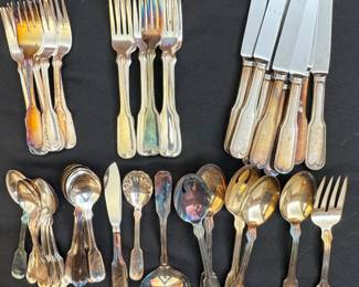 Barton Silver Plate Flatware Set