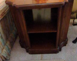 Open shelf side table