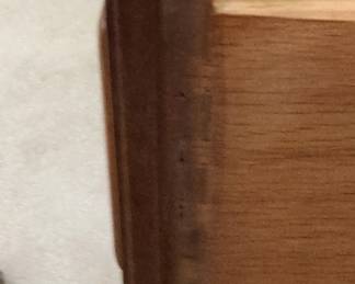 Vintage Wood Nightstand with Drawer and Cabinet by Unique Furniture third image