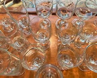 Assorted Clear Glass Stemware and Tumblers second image