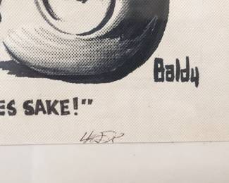Baldy Cartoon  Naw, Some of Us Wanta Hold Her Together for Old Times Sake second image