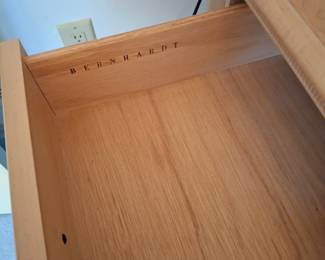 Bernhardt Light Oak Dresser with TriFold Mirror third image